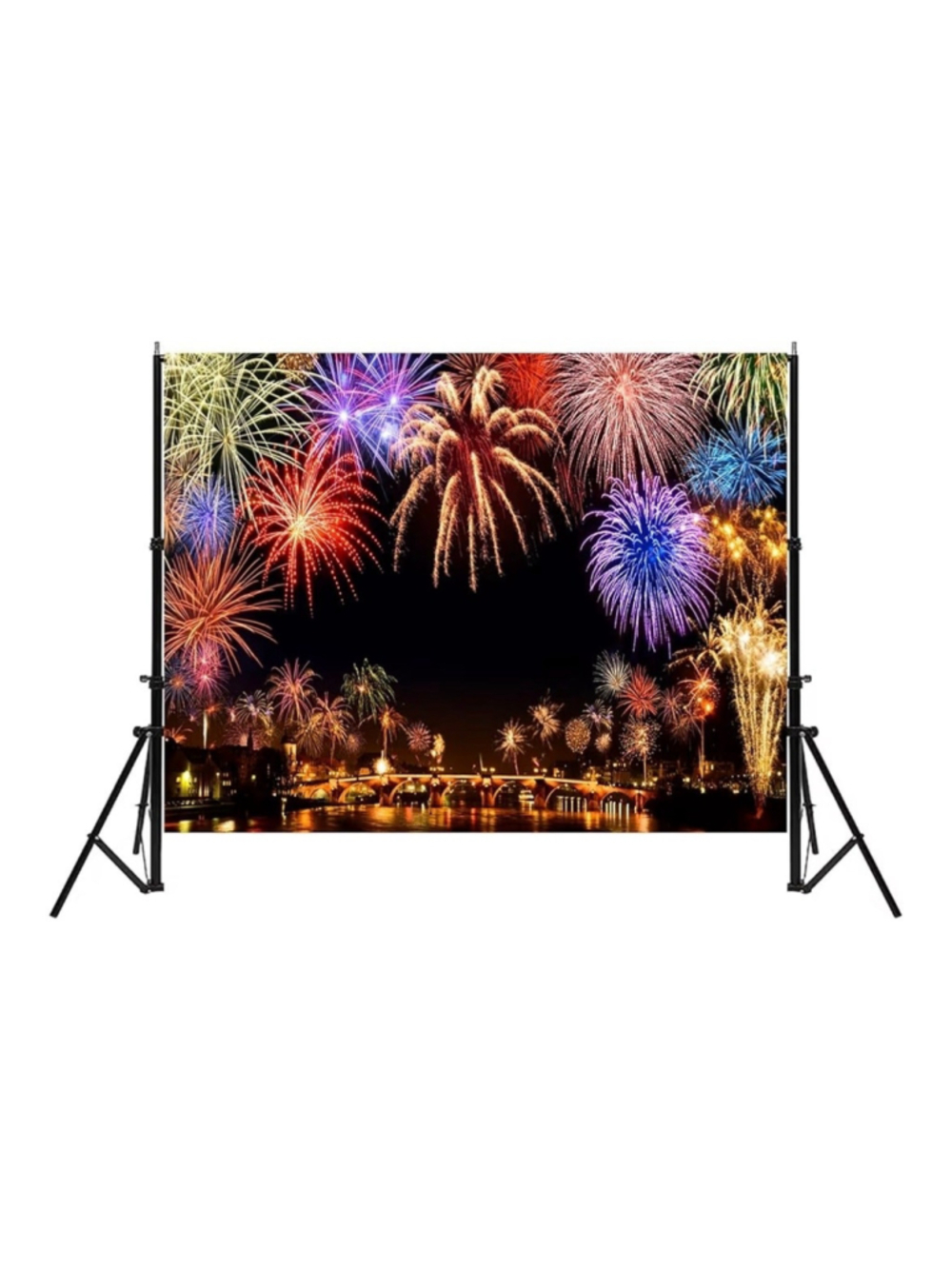 Firework Scene Backdrop for Photography